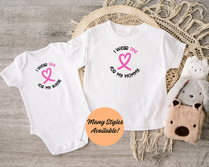 Breast Cancer Support Top/Onesie *Baby & Toddler
