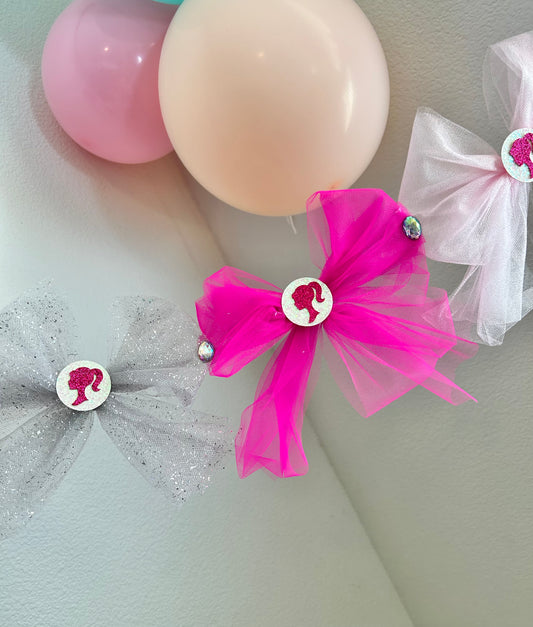 Let's Go Party! Tulle Bow Garland