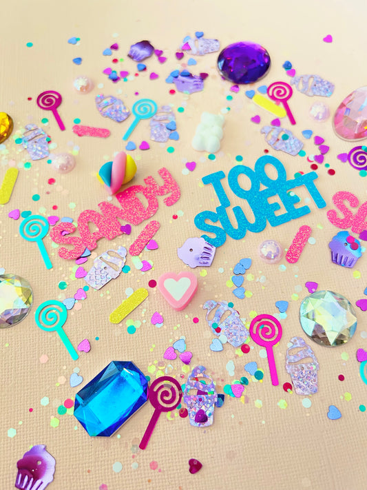 Personalized Sweets Party Table Confetti
