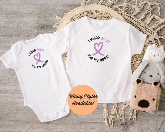 Hodgkin’s Lymphoma Support Top/Onesie *Baby & Toddler