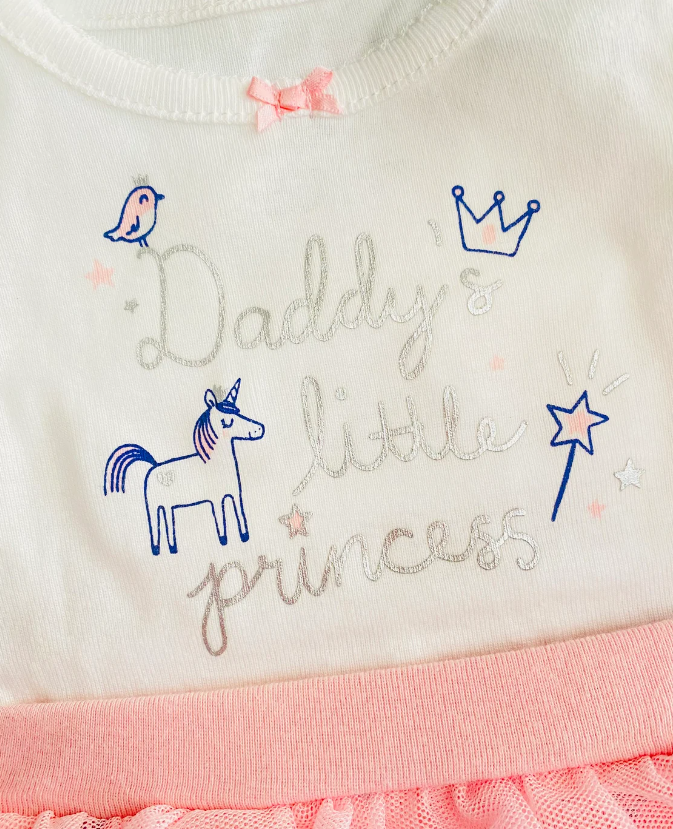 Daddy's Little Princess Unicorn Outfit