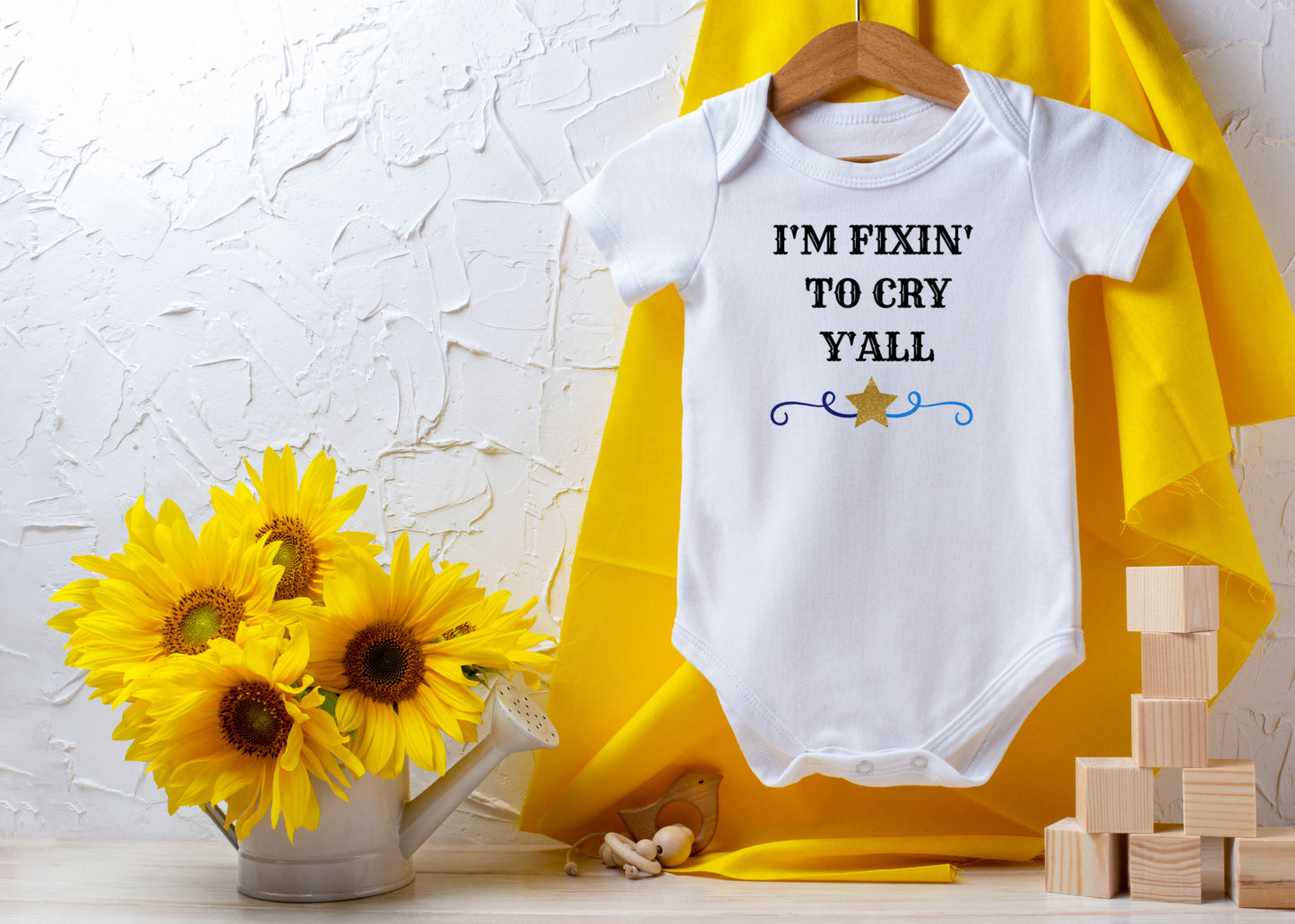 I'm Fixin' to Cry Y'all Onesie
