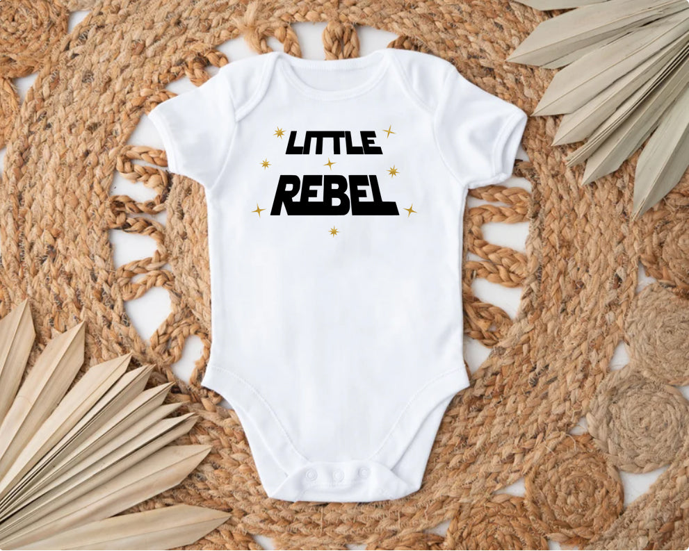 Little Rebel Star Wars Inspired Onesie